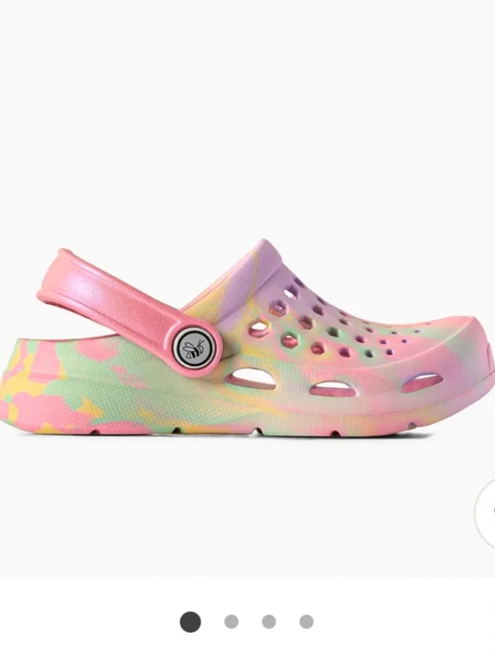 🌈 Joybees Kids’ Active Clog – Pastel Rainbow